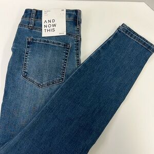 NEW And Now This High-rise Skinny Jeans Size 28